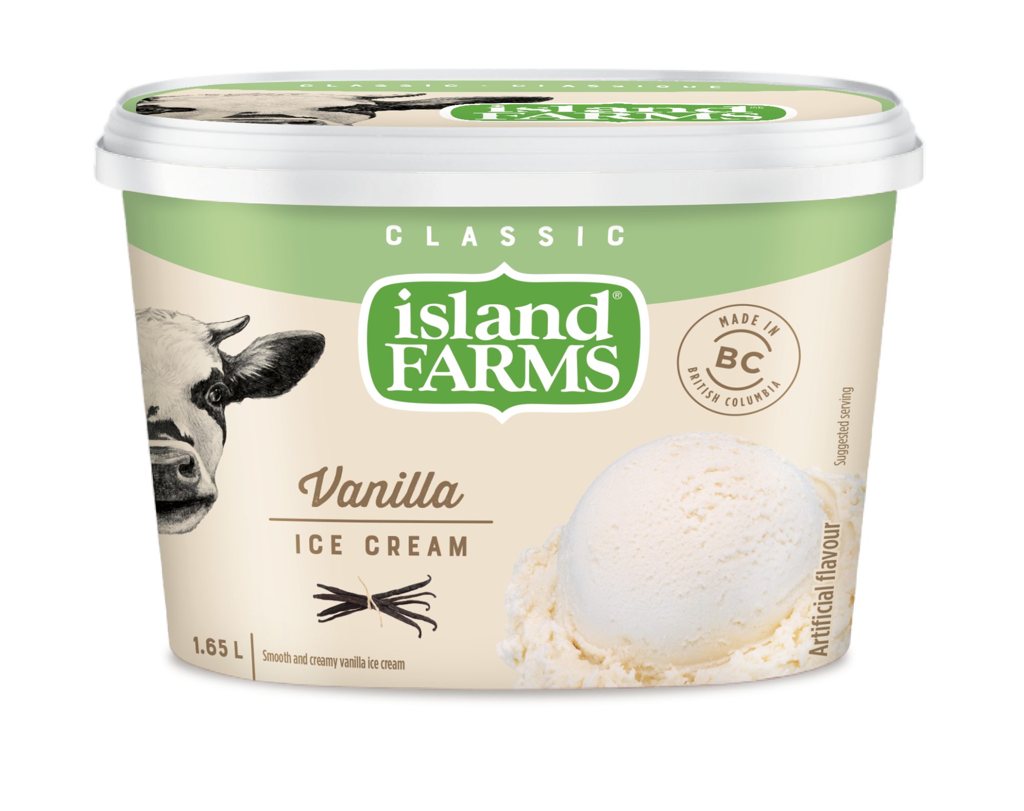 Classic Vanilla Ice Cream Island Farms